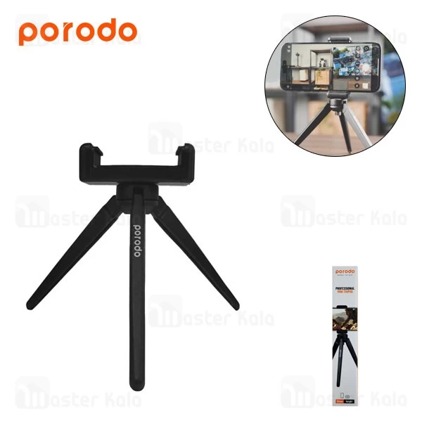 سه پایه دوربین و موبایل پرودو Porodo Professional Mini Tripod PD-TRPT