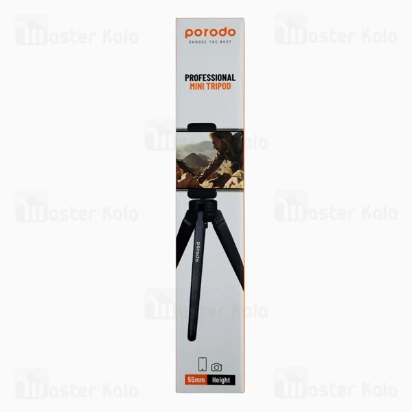 سه پایه دوربین و موبایل پرودو Porodo Professional Mini Tripod PD-TRPT