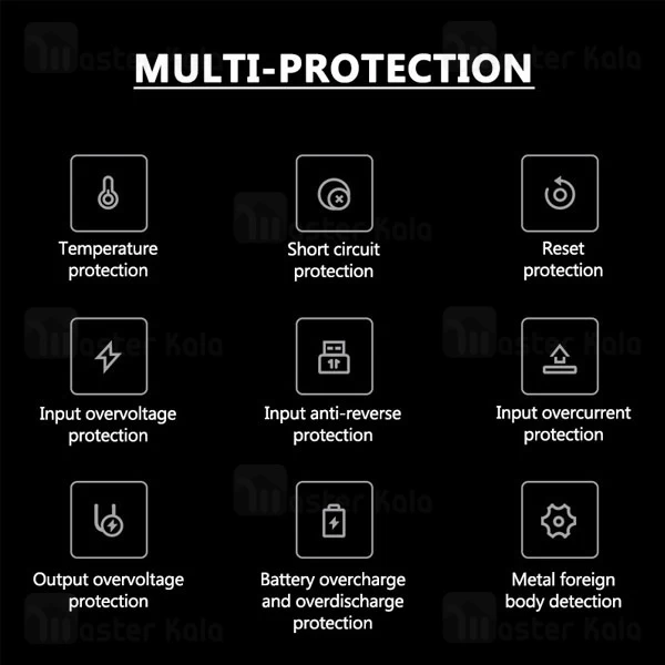 پاوربانک وایرلس 5000 مگنتی شیائومی Xiaomi P05ZM دارای استند