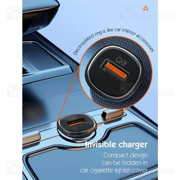 شارژر فندکی الدینیو Ldnio C105 توان 30 وات