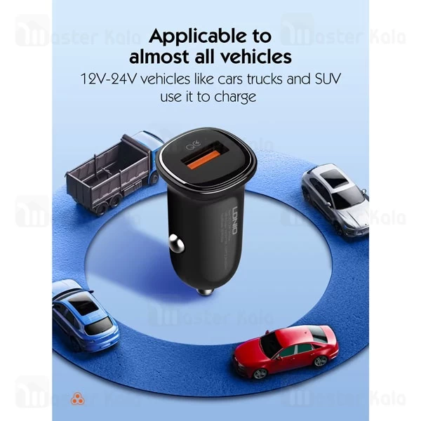 شارژر فندکی الدینیو Ldnio C105 توان 30 وات