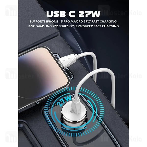 شارژر فندکی الدینیو Ldnio C22Q توان 27 وات