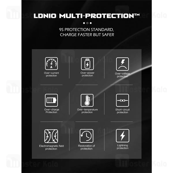 شارژر فندکی الدینیو Ldnio C22Q توان 27 وات