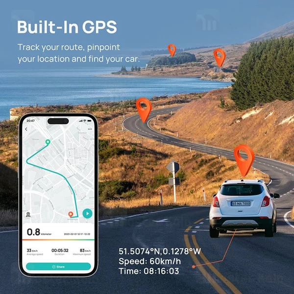دوربین خودرو شیائومی Xiaomi 70mai A810 4K HDR Dash Cam Set همراه دوربین عقب