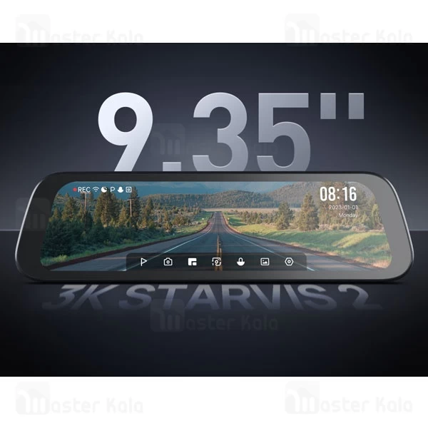 آینه هوشمند خودرو شیائومی Xiaomi 70mai Rearview Dash Cam S500