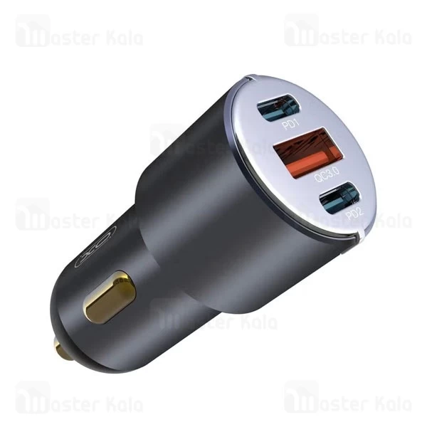 شارژر فندکی 3 پورت ایکس او XO Dual PD Car Charger CC45 توان 60 وات