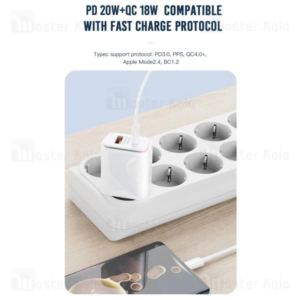 شارژر دیواری ایکس او XO L90A Quick Charger توان 20 وات 