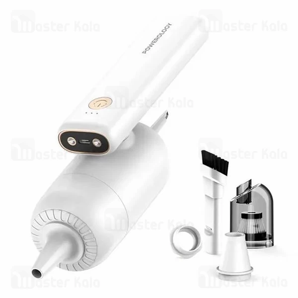 جارو شارژی دمنده Powerology PW4N1FCVWH Vacuum Blower Inflator توان 60 وات