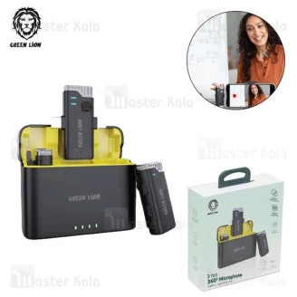 میکروفون بی سیم گرین لاین Green Lion 3in1 360 Microphone GN3in1MIC360D