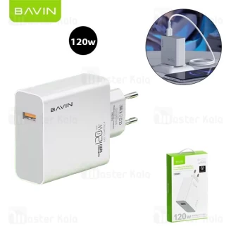شارژر دیواری باوین Bavin PC953Y Fast Charging توان 120 وات 