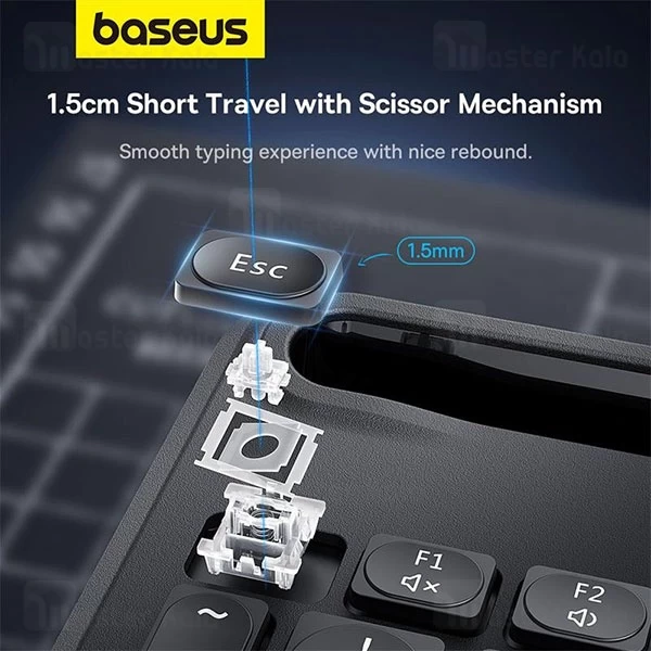 کیبورد بلوتوث بیسوس Baseus K03 Ultra-thin Wireless Keyboard