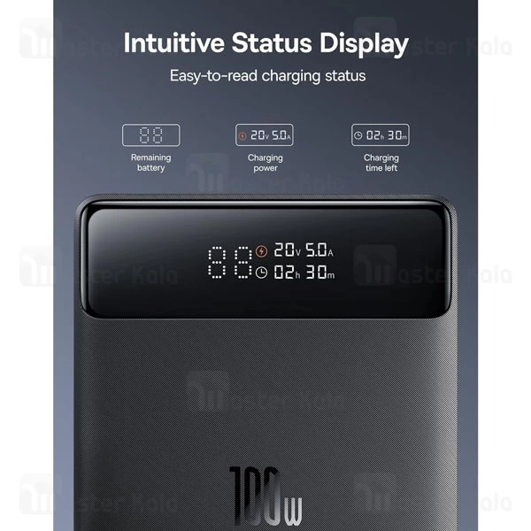 پاوربانک 20000 بیسوس Baseus PPBLD100HD Blade Series PPBL000301 توان 100 وات
