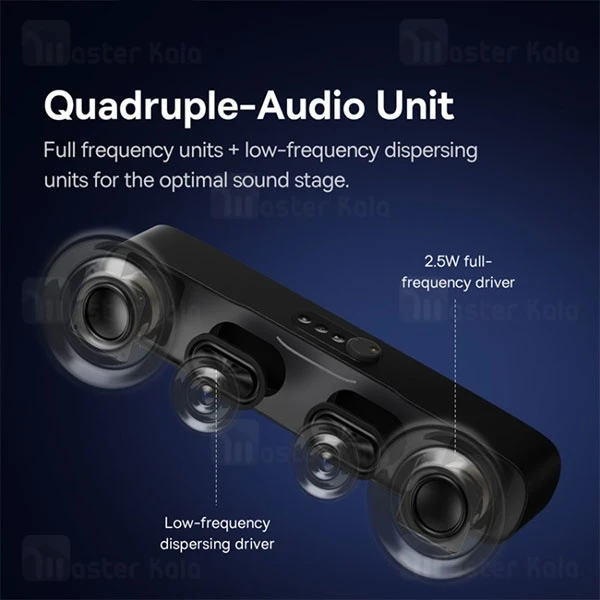 اسپیکر و مینی ساندبار بیسوس Baseus AeQur DS10 Mini Soundbar Cluster Black A20054402111