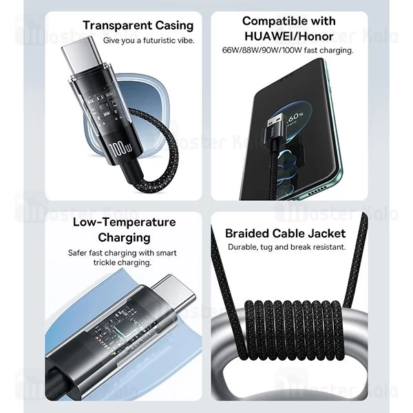 کابل USB به Type C بیسوس Baseus CB000094 GEM charging P10373002111-00