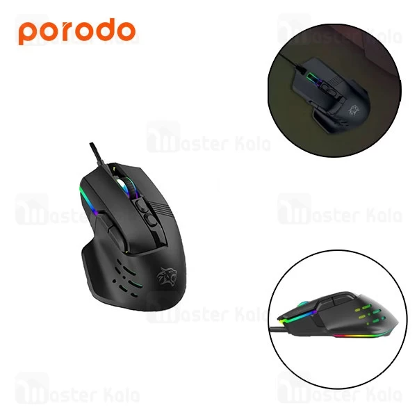 موس سیمی گیمینگ پرودو PDX320 Gaming Wired Mouse