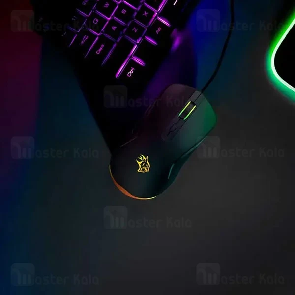 موس سیمی گیمینگ پرودو Porodo PDX322 Gaming Wired Mouse