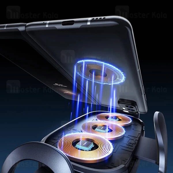 هولدر دریچه کولری و شارژر وایرلس بیسوسBaseus BS-CM029 LightChaser Series 