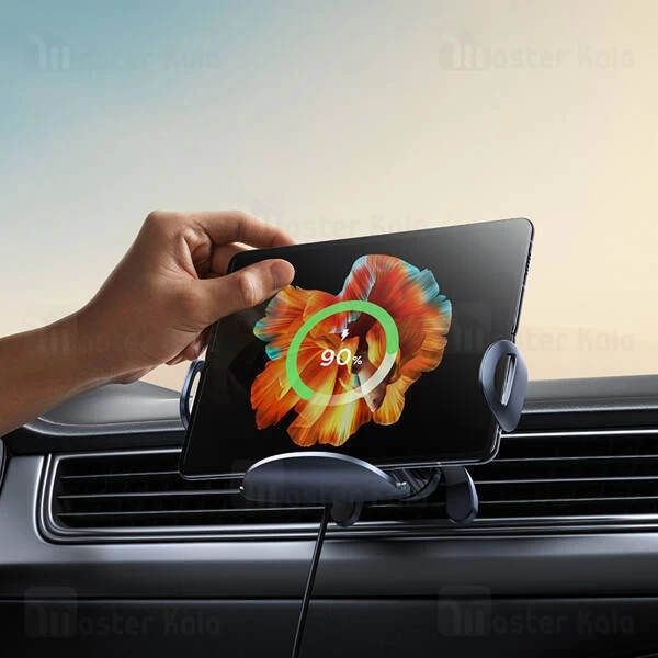 هولدر دریچه کولری و شارژر وایرلس بیسوسBaseus BS-CM029 LightChaser Series 