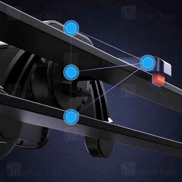 هولدر دریچه کولری و شارژر وایرلس بیسوسBaseus BS-CM029 LightChaser Series 