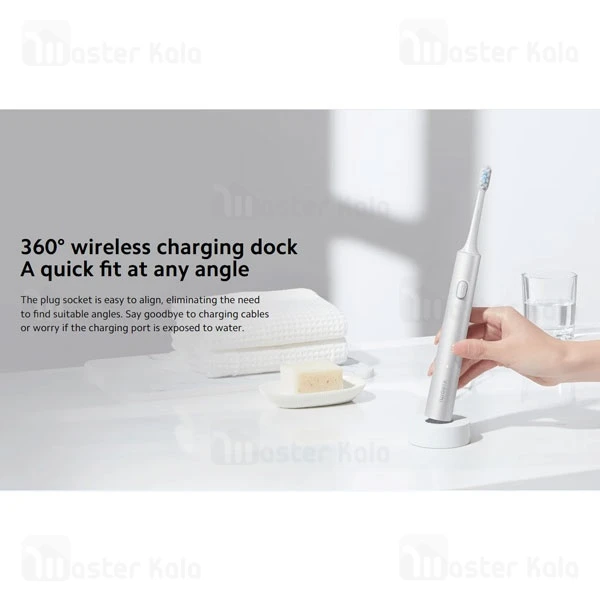 مسواک برقی شیائومی Xiaomi T302 Electric Toothbrush با سری اضافه