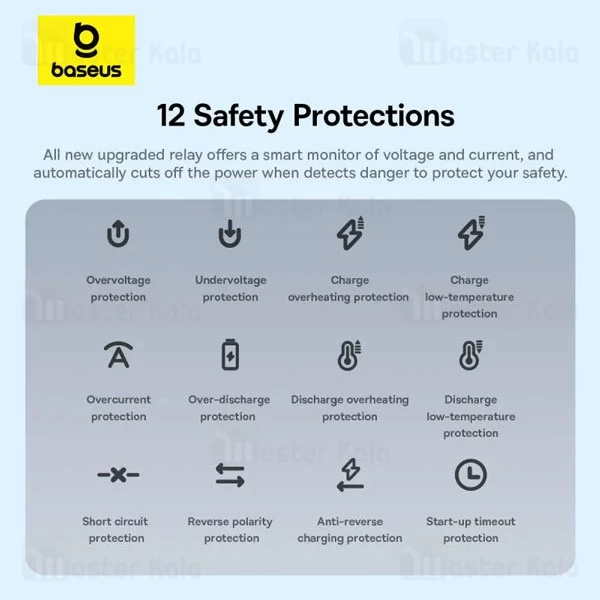 پاوربانک 6000 و جامپ استارتر خودرو چند کاره بیسوس Baseus BS-CH013 Super Energy C00245902111