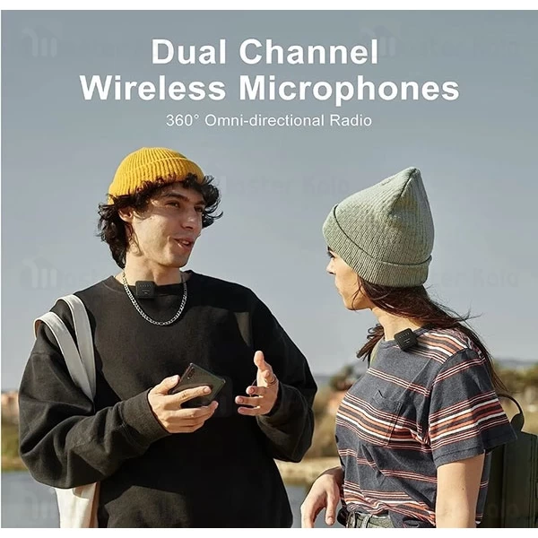 میکروفون یقه‌ ای گرین لاین Green Lion GLM-Professional Wireless Microphone دارای 2 فرستنده