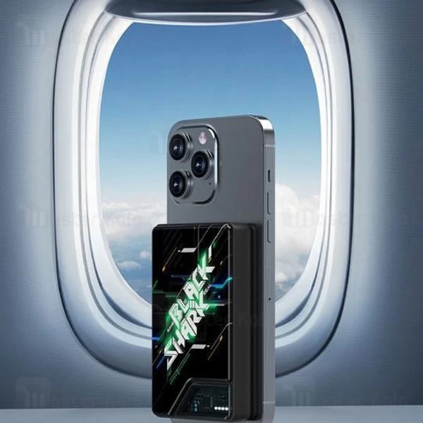 پاوربانک وایرلس 10000 شیائومی Xiaomi Black Shark BPB08 10000mAh Cyber Magnetic توان 22.5 وات