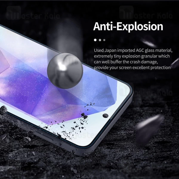 محافظ صفحه شیشه ای نیلکین سامسونگ Samsung A55 Nillkin H+ Pro
