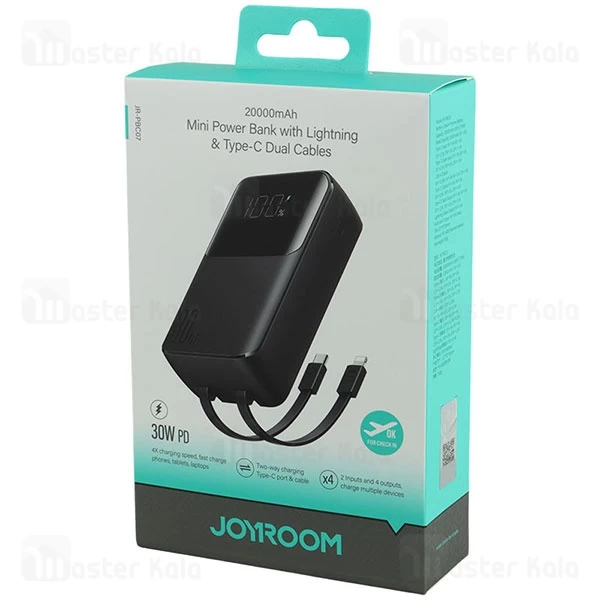 پاوربانک 20000 فست شارژ جویروم Joyroom JR-PBC07 توان 30 وات