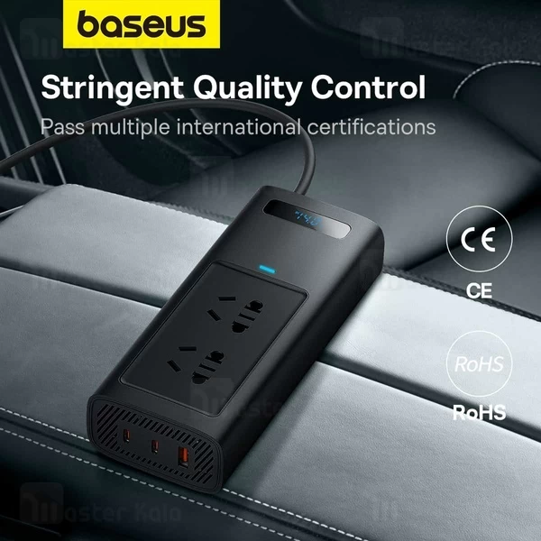 شارژر فندکی و چند راهی بیسوس Baseus BS-CI15-03 Power Inverter CGNB020101 توان 150 وات