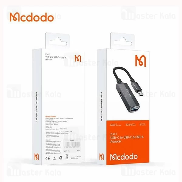 تبدیل OTG تایپ سی به USB3.0 مک دودو Mcdodo CA-2830