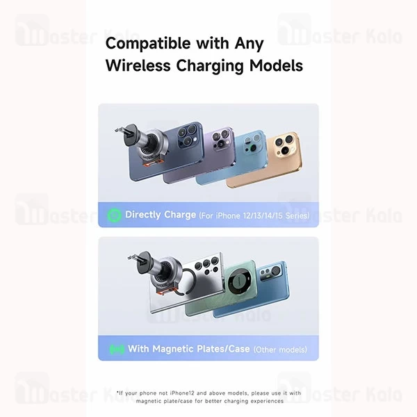 هولدر و شارژر وایرلس دریچه کولری مگنتی مک دودو Mcdodo CH-3000