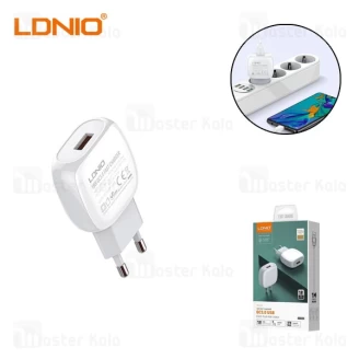 شارژر دیواری فست شارژ الدینیو LDNIO A1306Q Fast Wall Charger QC3.0 18W توان 18 وات همراه کابل