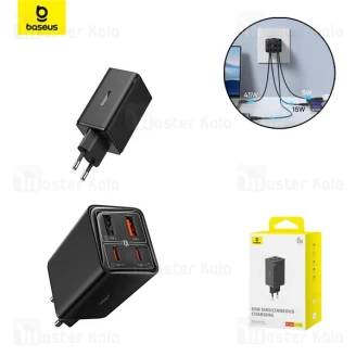 شارژر دیواری بیسوس Baseus GAN6 Pro 4 Ports P10162701113 توان 65 وات