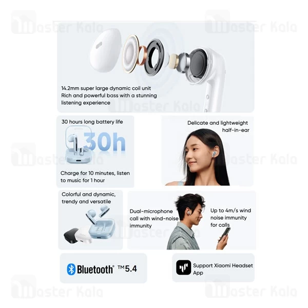 هندزفری بلوتوث شیائومی Xiaomi Redmi Buds 6 active