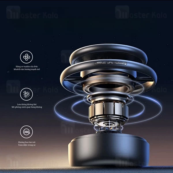 خوشبو کننده خورشیدی خودرو بیسوس Baseus BS-CX008 به همراه سه رایحه