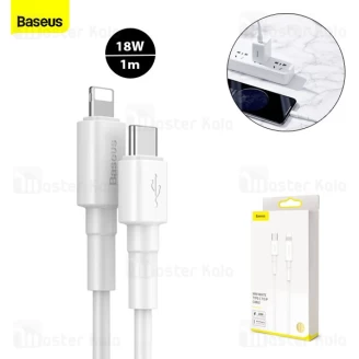 کابل لایتنینگ به Type-C بیسوس Baseus Mini PD CATLSW-02 طول 1 متر توان 18 وات