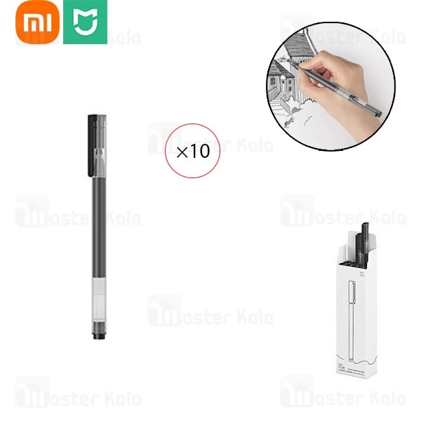 پک 10 تایی خودکار شیائومی میجیا Xiaomi Mijia High capacity Ink Pen MJZXB02WC