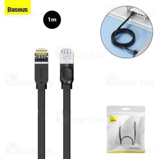 کابل شبکه بیسوس Baseus PCWL-B01 Cat6.0 RJ45 Gigabit 1m فلت با طول 1 متر