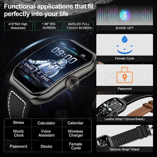 ساعت هوشمند شیائومی Xiaomi Black Shark GT3