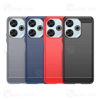 قاب فیبر کربنی شیائومی Xiaomi Redmi 13 4G / Poco M6 4G Rugged Armor Fiber Carbon