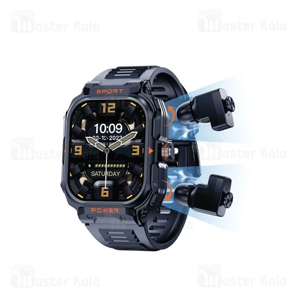 ساعت هوشمند و هندزفری بلوتوث گرین لاین Green Lion Fit-Gear GNFITGRSW