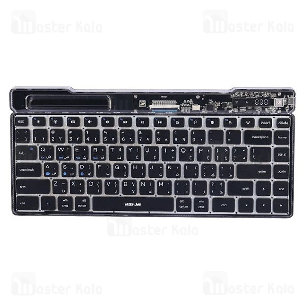 کیبورد بلوتوث سه حالته گرین لاین Green Lion Transparent keyboard GNTPKYBBK 