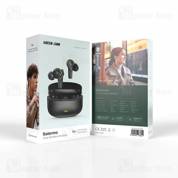 هندزفری بلوتوث گرین لاین Green Lion Salermo True Wireless Earbuds GL-TWS37