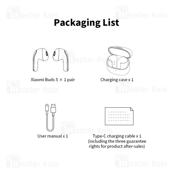 هندزفری بلوتوث شیائومی Xiaomi Buds 5 M2341E1