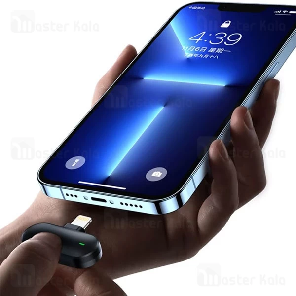 میکروفون یقه‌ ای لایتنینگ بیوا Biva Wireless Microphone WM-05 دارای 2 فرستنده