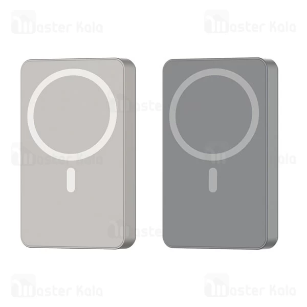 پاوربانک وایرلس 10000 مگ سیف پاورولوژی Powerology Magsafe Aluminum Power Bank PPBCHA34 توان 20 وات