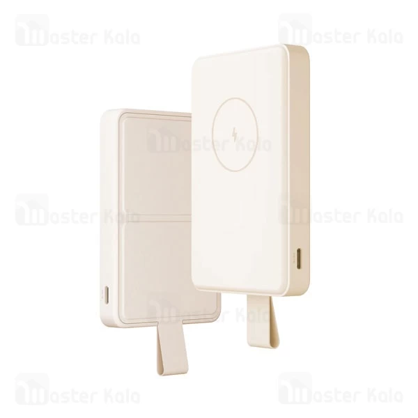 پاوربانک وایرلس 6000 مگنتی شیائومی Xiaomi WPB0620MI توان 18 وات دارای استند