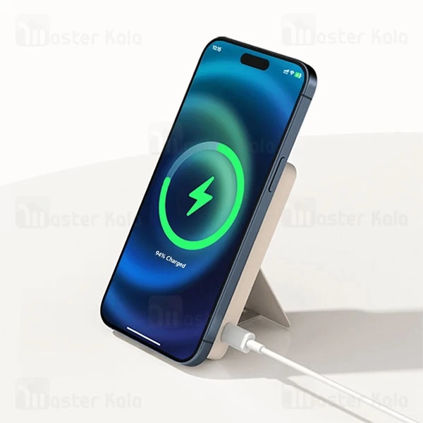 پاوربانک وایرلس 6000 مگنتی شیائومی Xiaomi WPB0620MI توان 18 وات دارای استند