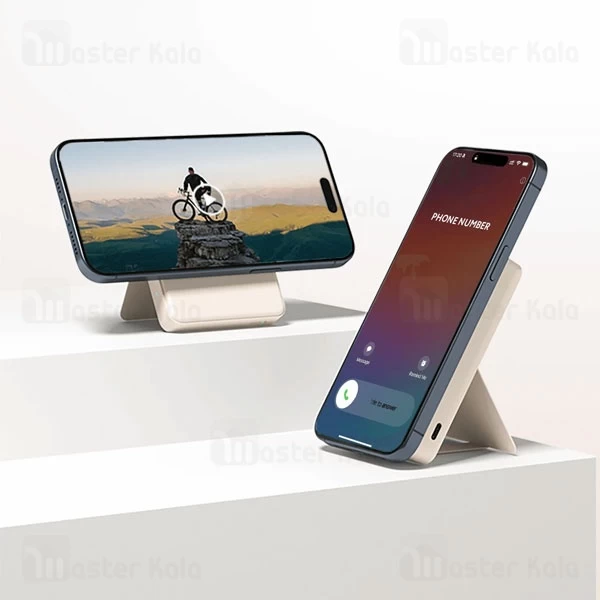 پاوربانک وایرلس 6000 مگنتی شیائومی Xiaomi WPB0620MI توان 18 وات دارای استند